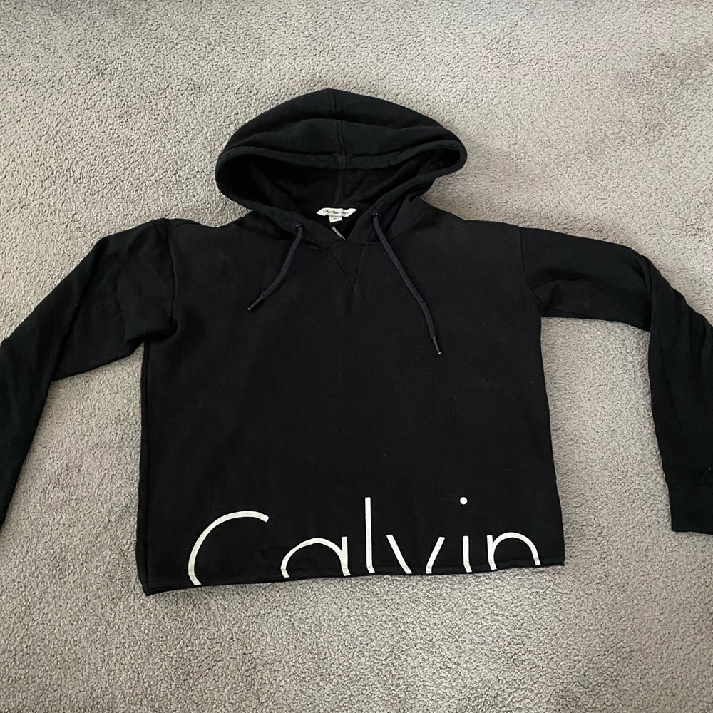 Calvin Klein Cropped Black hoodie
